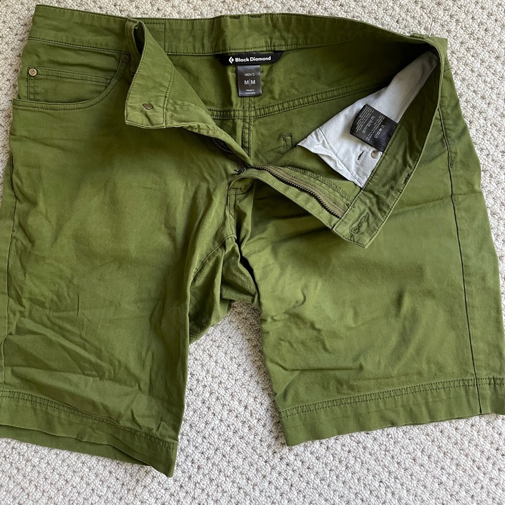 Mens Black Diamond Shorts